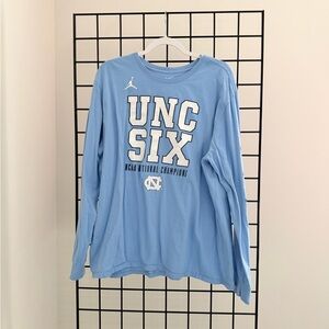UNC Six Blue Long Sleeve Shirt